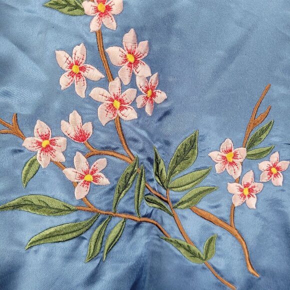 Warner Bros Productions The Last Samurai Blue Cherry Blossom Kimono Robe USA O/S - Picture 9 of 16